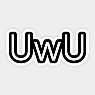 UwU Emoticon Sticker